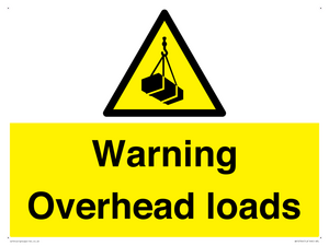 Warning Overhead loads